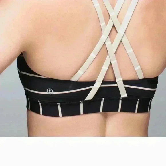 Lululemon Energy Bra, Cayman Stripe / Mojave Tan - Picture 2 of 10
